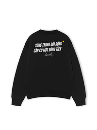 Áo Sweater Nỉ Hai Da Sống Trong Đời Sống