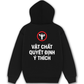 Áo Hoodie Nỉ Hai Da Vật Chất Quyết Định Ý Thích