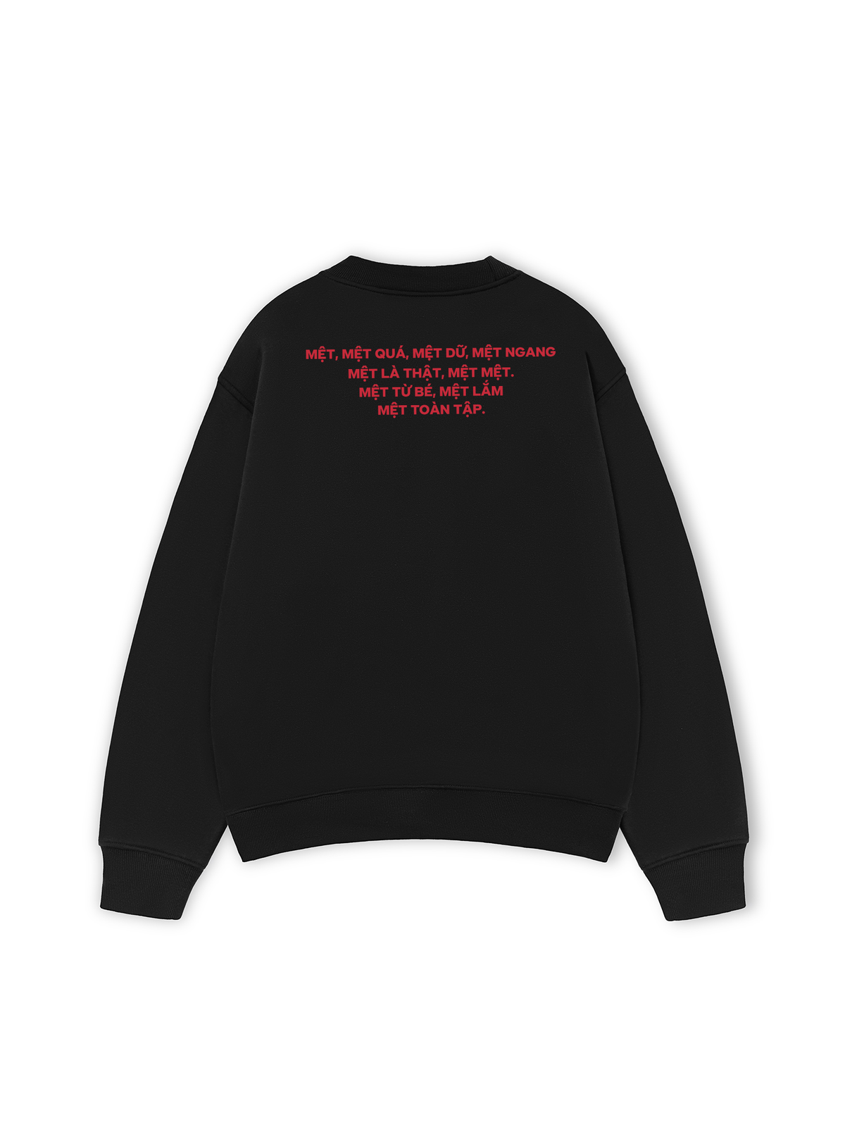 Áo Sweater Nỉ Hai Da Mệt