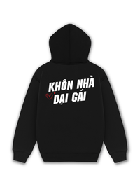 Áo Hoodie Nỉ Hai Da Khôn Nhà Dại Gái