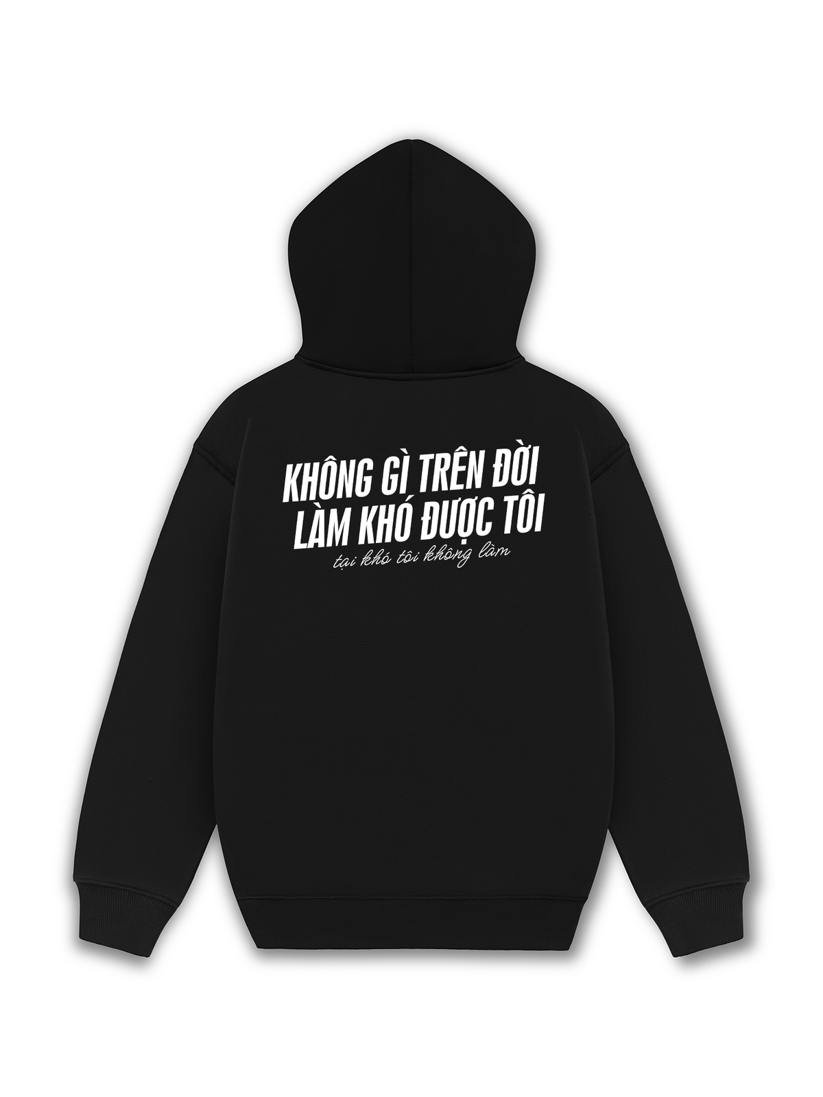 Áo Hoodie Nỉ Hai Da Không Gì Làm Khó
