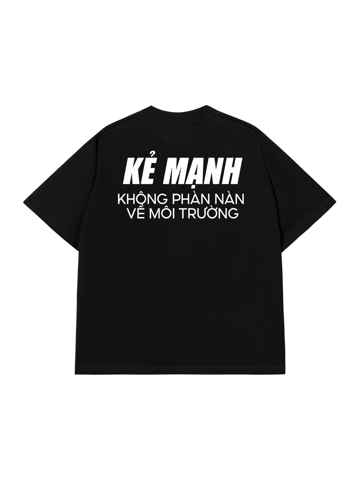 Áo Thun Relaxed Fit Kẻ Mạnh