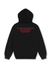 Áo Hoodie Nỉ Hai Da Mệt