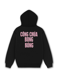 Áo Hoodie Nỉ Hai Da Công Chúa Bong Bóng