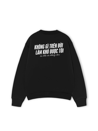 Áo Sweater Nỉ Hai Da Không Gì Làm Khó
