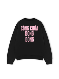 Áo Sweater Nỉ Hai Da Công Chúa Bong Bóng