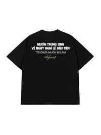 Áo Thun Relaxed Fit Không Muốn Làm