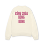 Áo Sweater Nỉ Hai Da Công Chúa Bong Bóng