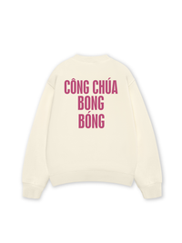 Áo Sweater Nỉ Hai Da Công Chúa Bong Bóng