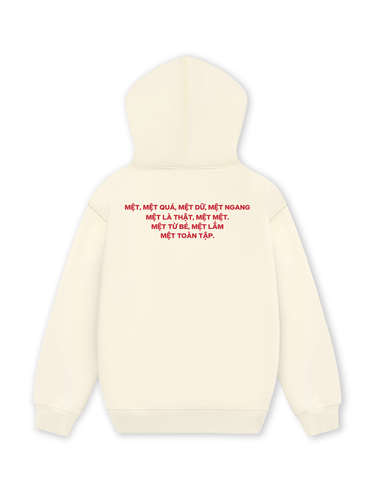 Áo Hoodie Nỉ Hai Da Mệt