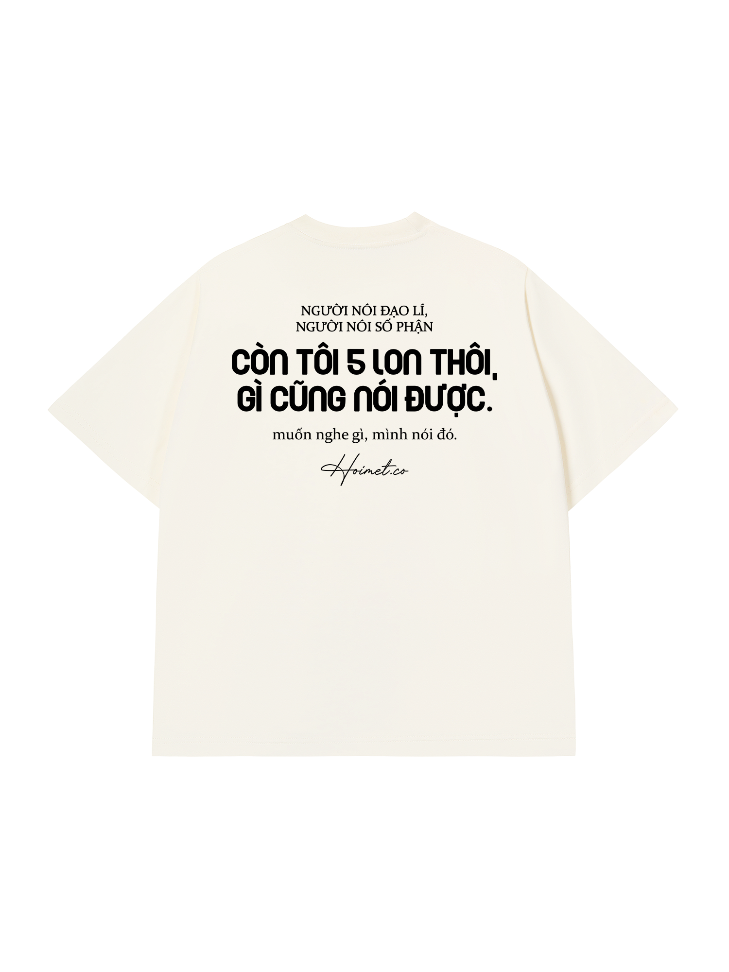 Áo Thun Relaxed Fit 5 Lon Thôi
