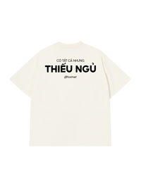 Áo Thun Relaxed Fit Thiếu Ngủ