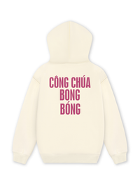 Áo Hoodie Nỉ Hai Da Công Chúa Bong Bóng