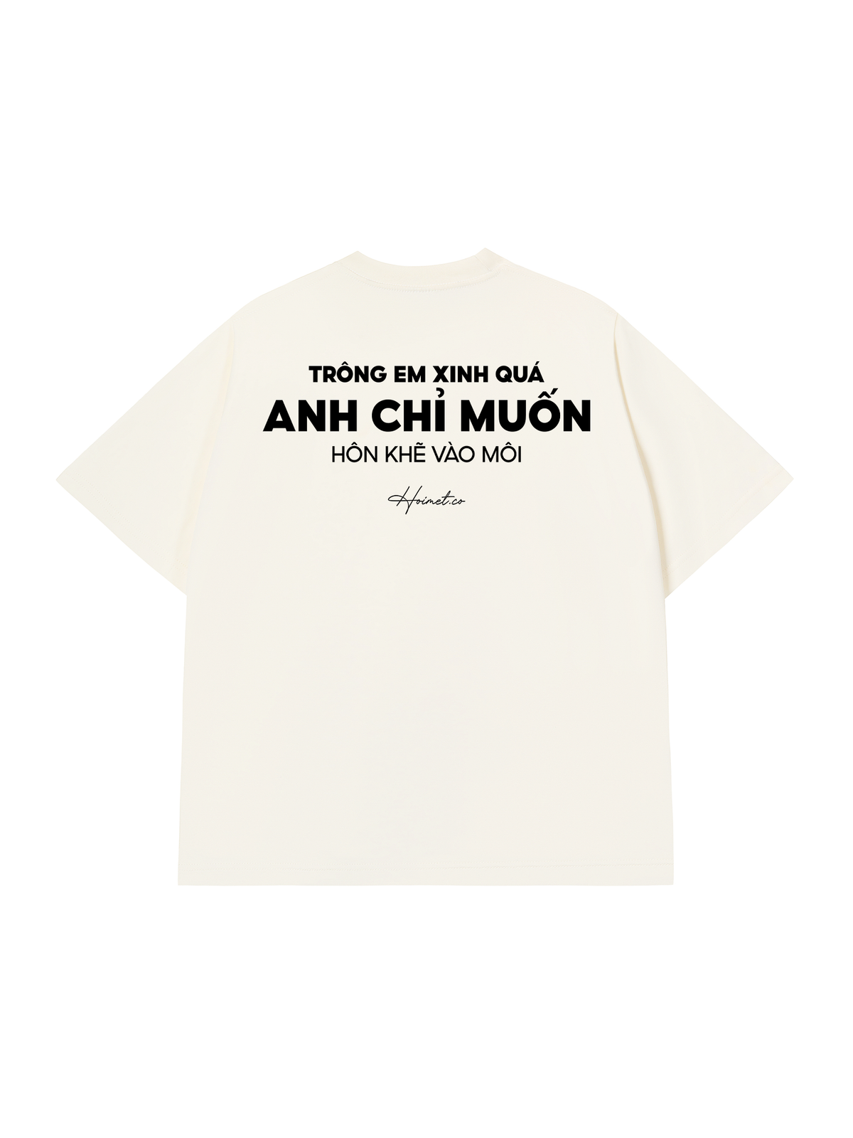 Áo Thun Relaxed Fit Hôn Khẽ Vào Môi
