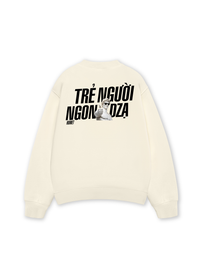 Áo Sweater Nỉ Hai Da Trẻ Người Ngon Dzạ