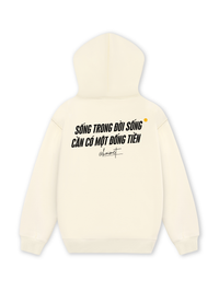 Áo Hoodie Nỉ Hai Da Sống Trong Đời Sống