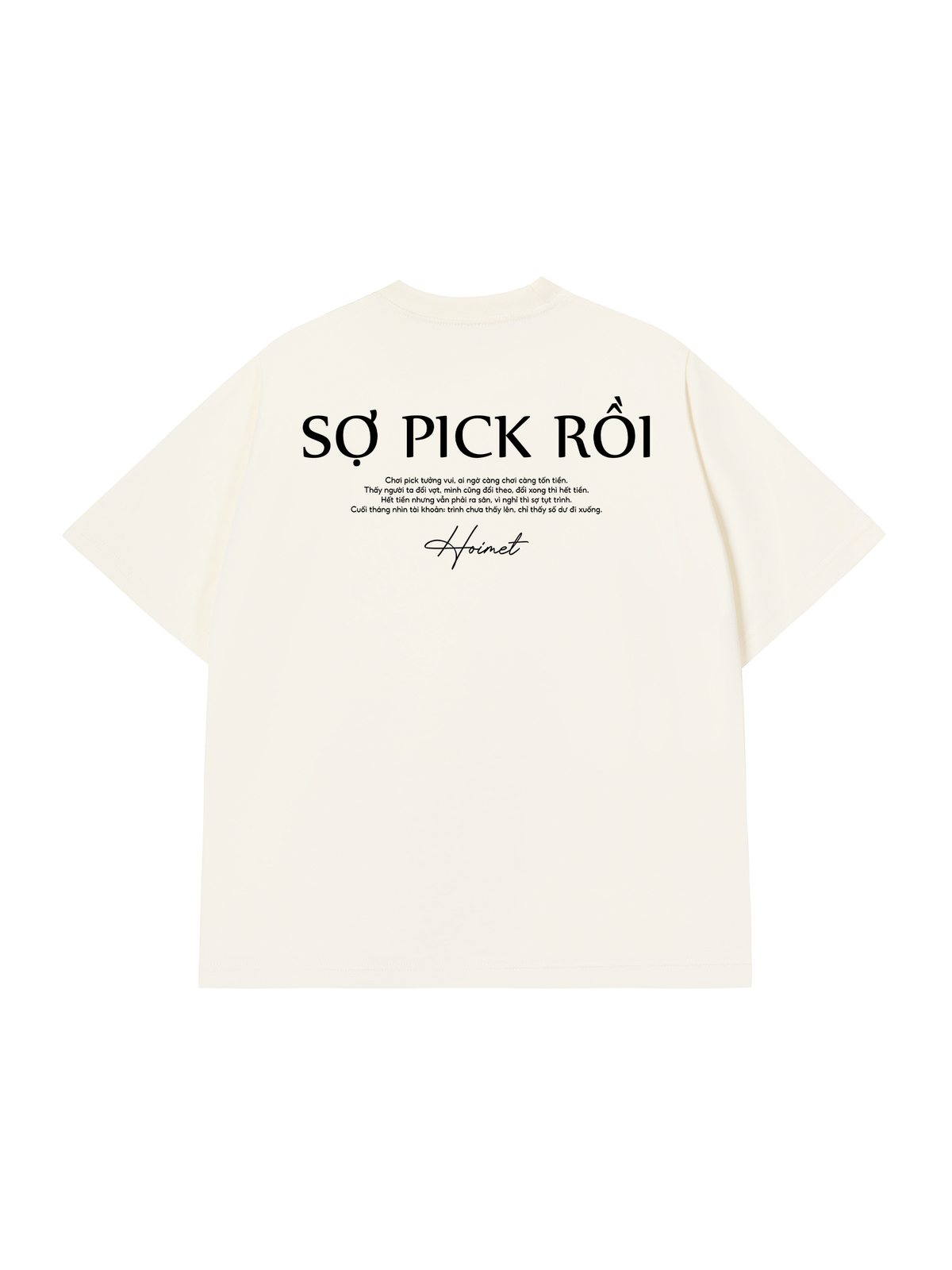 Áo Thun Relaxed Fit Sợ Pick Rồi
