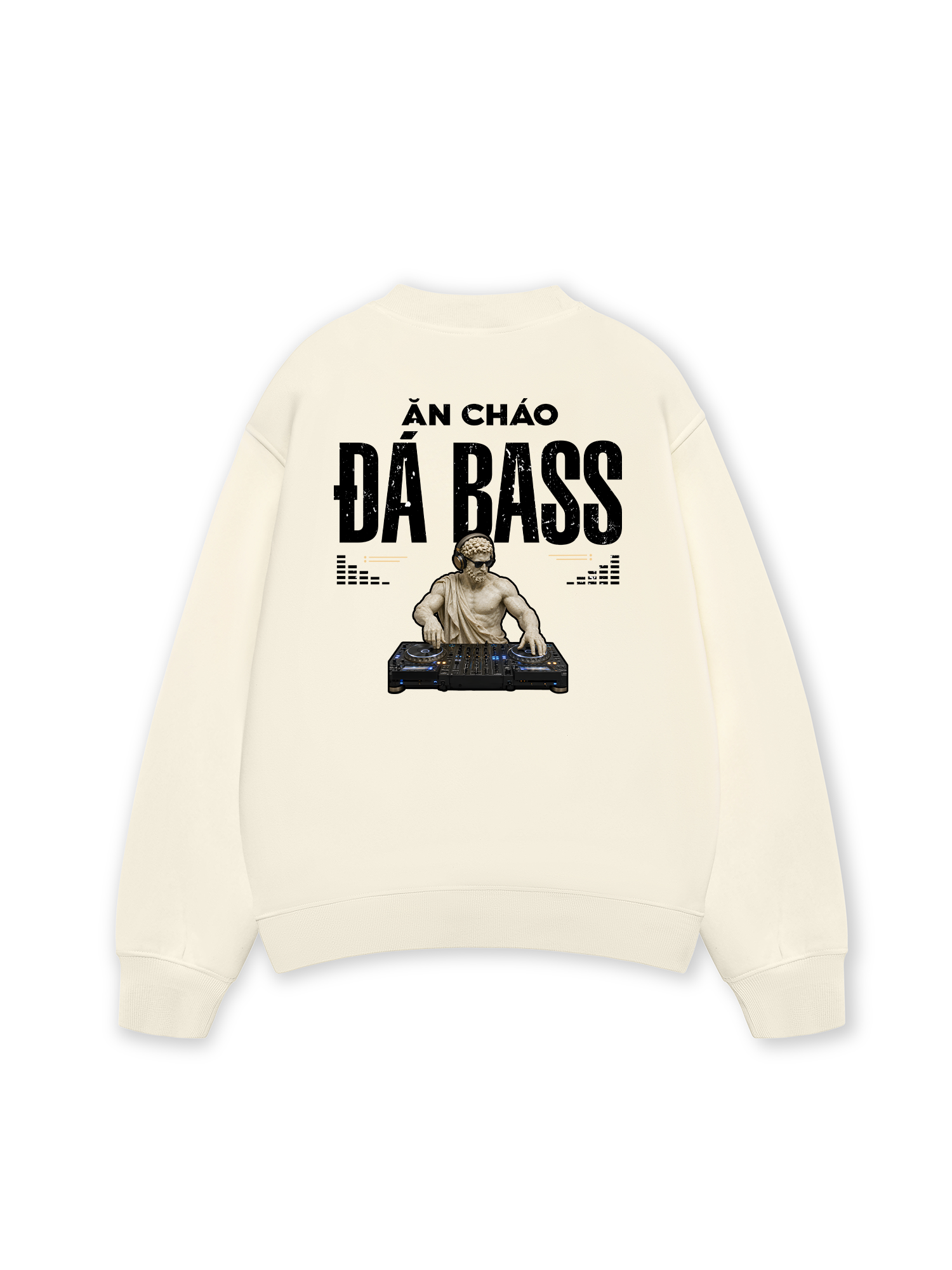 Áo Sweater Nỉ Hai Da Ăn Cháo Đá Bass