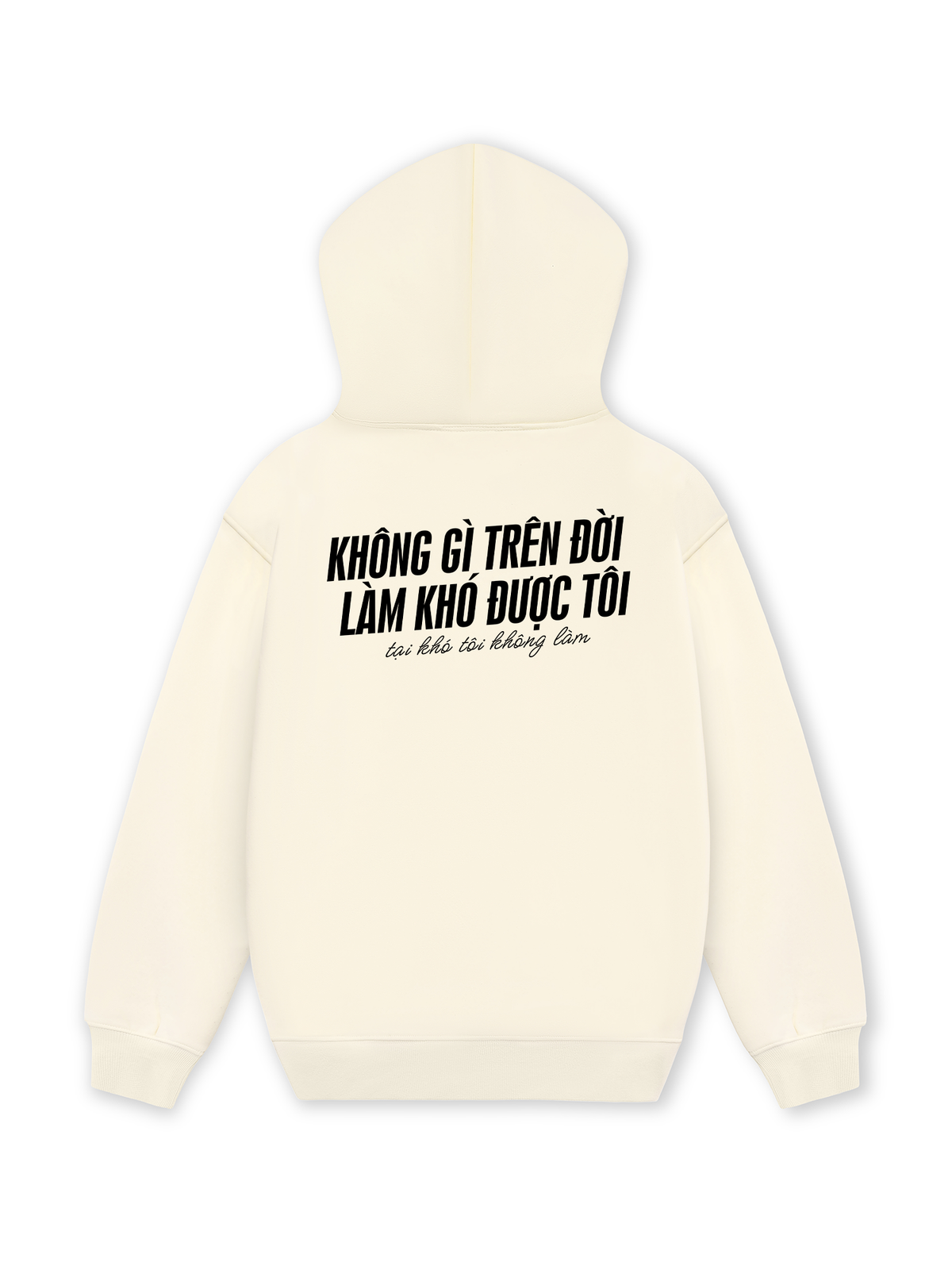 Áo Hoodie Nỉ Hai Da Không Gì Làm Khó