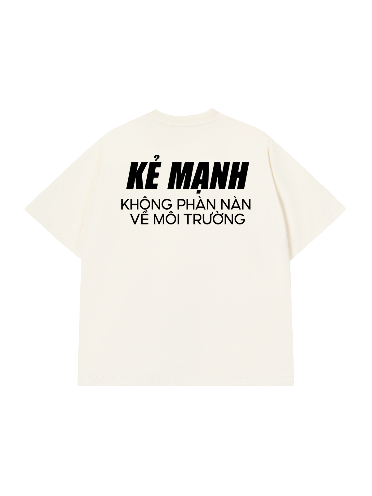 Áo Thun Relaxed Fit Kẻ Mạnh
