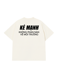 Áo Thun Relaxed Fit Kẻ Mạnh