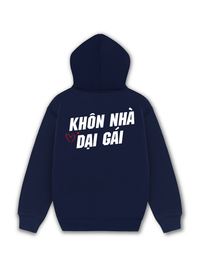 Áo Hoodie Nỉ Hai Da Khôn Nhà Dại Gái
