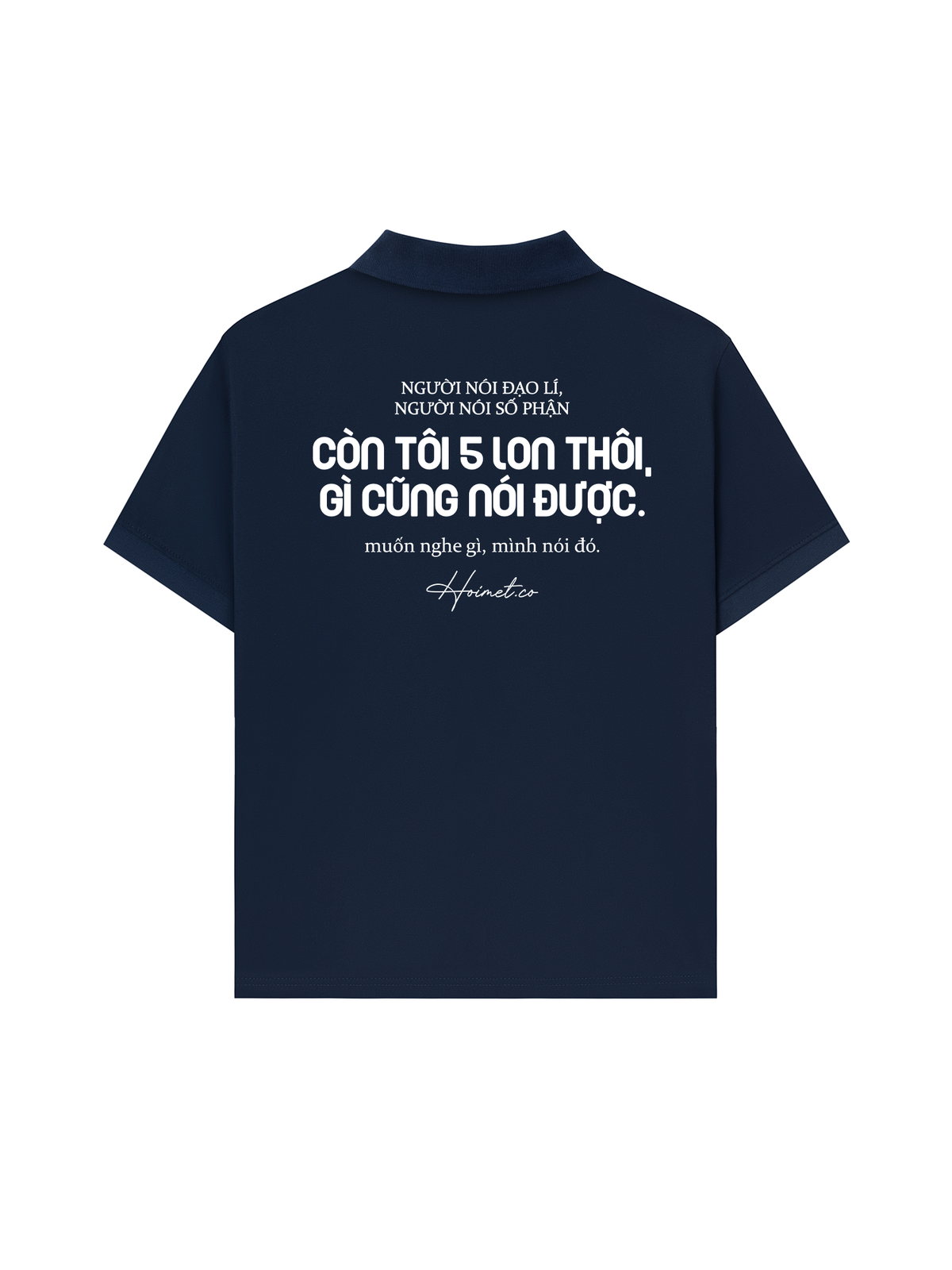 Áo Polo Relaxed Fit 5 Lon Thôi