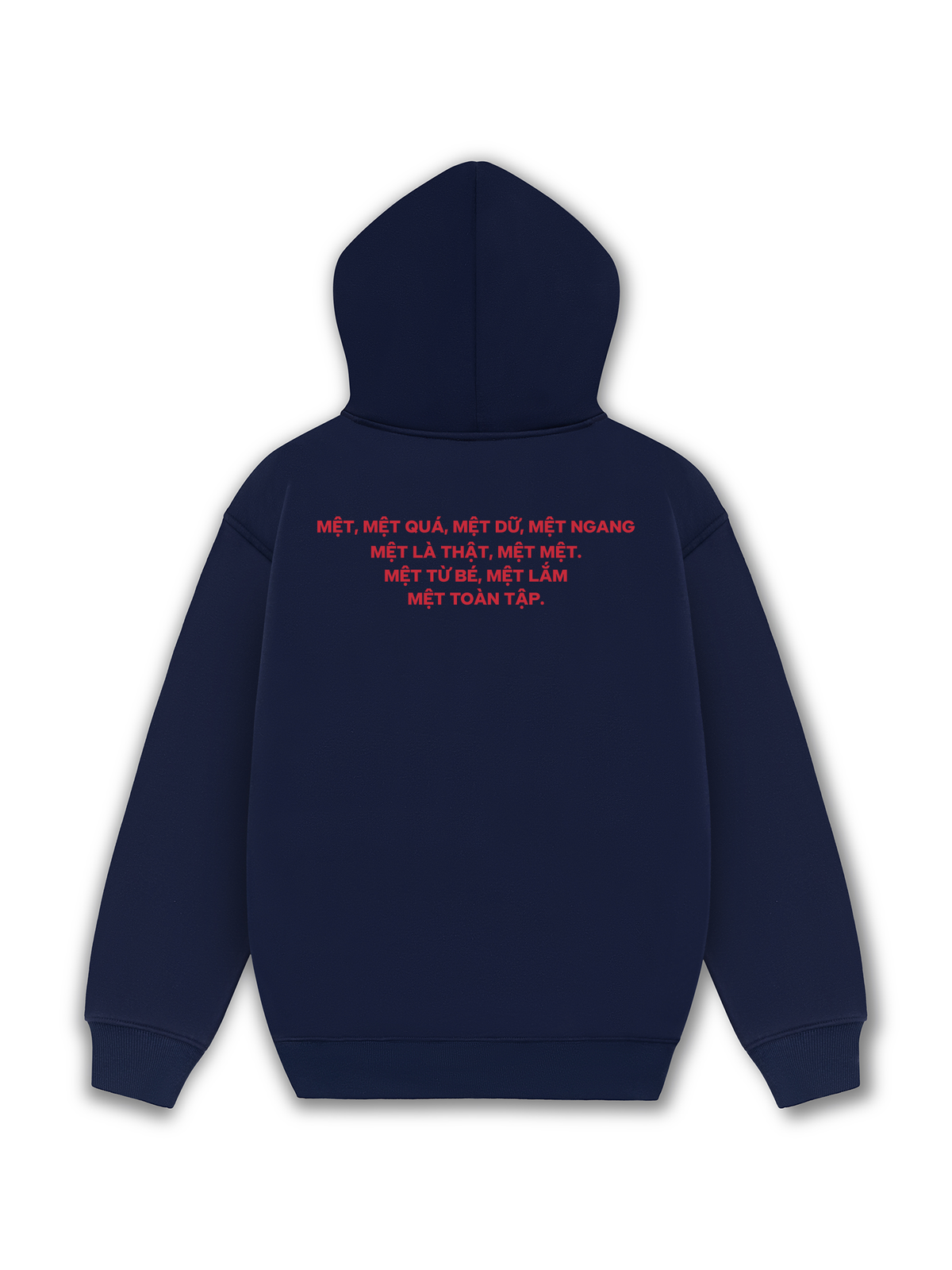Áo Hoodie Nỉ Hai Da Mệt