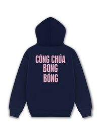 Áo Hoodie Nỉ Hai Da Công Chúa Bong Bóng