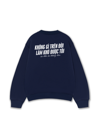 Áo Sweater Nỉ Hai Da Không Gì Làm Khó