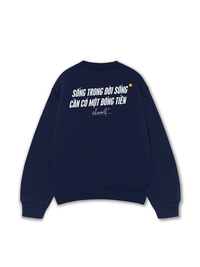 Áo Sweater Nỉ Hai Da Sống Trong Đời Sống