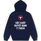 Áo Hoodie Nỉ Hai Da Vật Chất Quyết Định Ý Thích