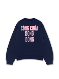 Áo Sweater Nỉ Hai Da Công Chúa Bong Bóng