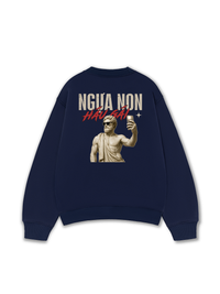 Áo Sweater Nỉ Hai Da Ngựa Non Háu Gái