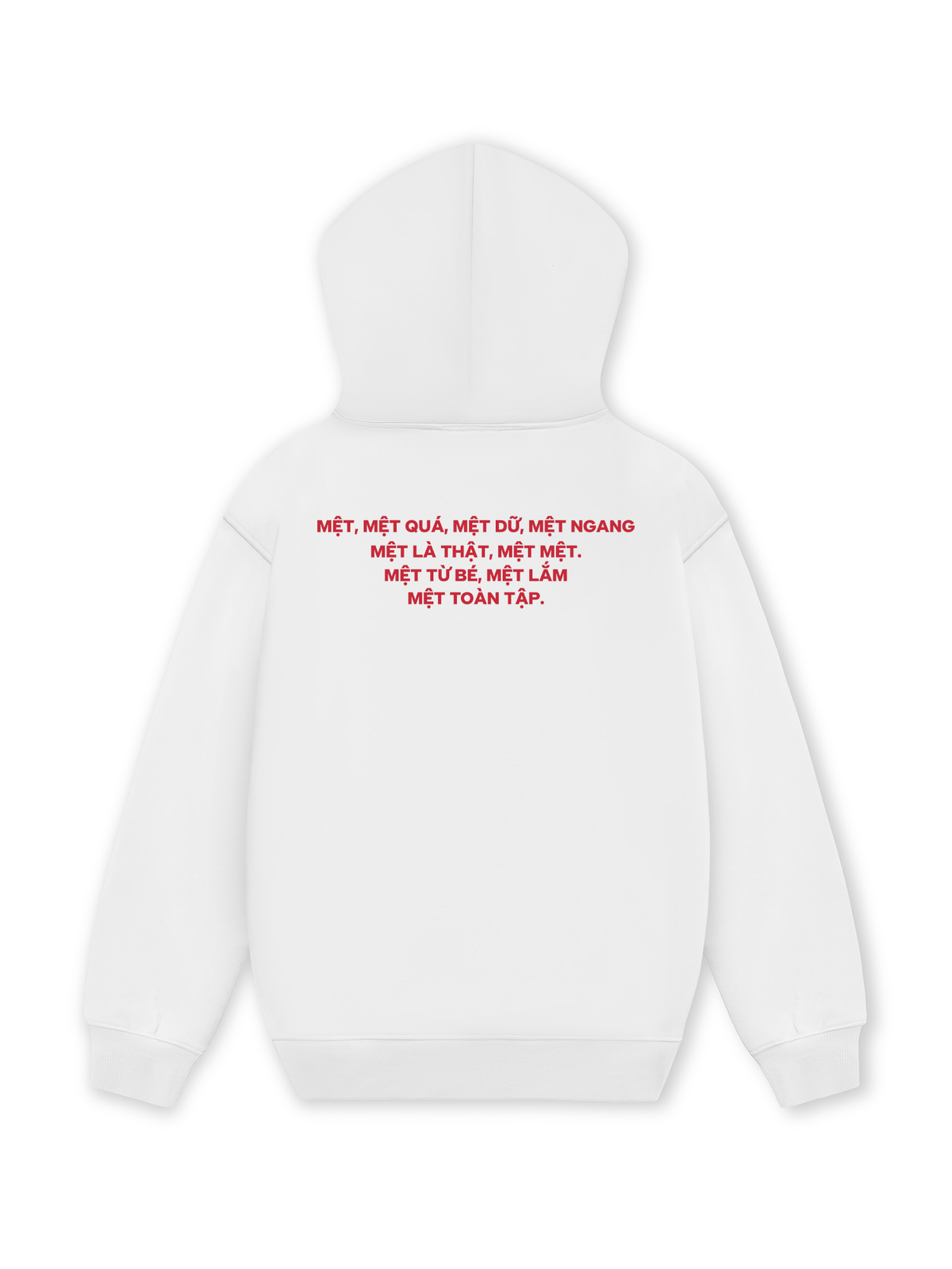 Áo Hoodie Nỉ Hai Da Mệt