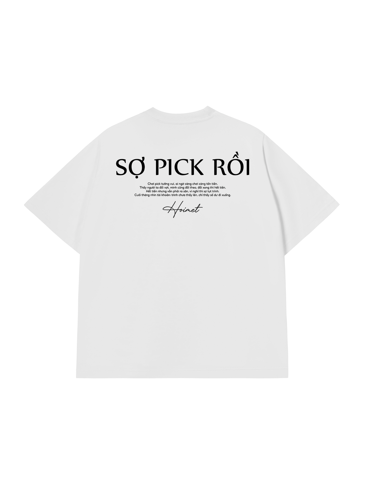 Áo Thun Relaxed Fit Sợ Pick Rồi