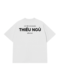 Áo Thun Relaxed Fit Thiếu Ngủ