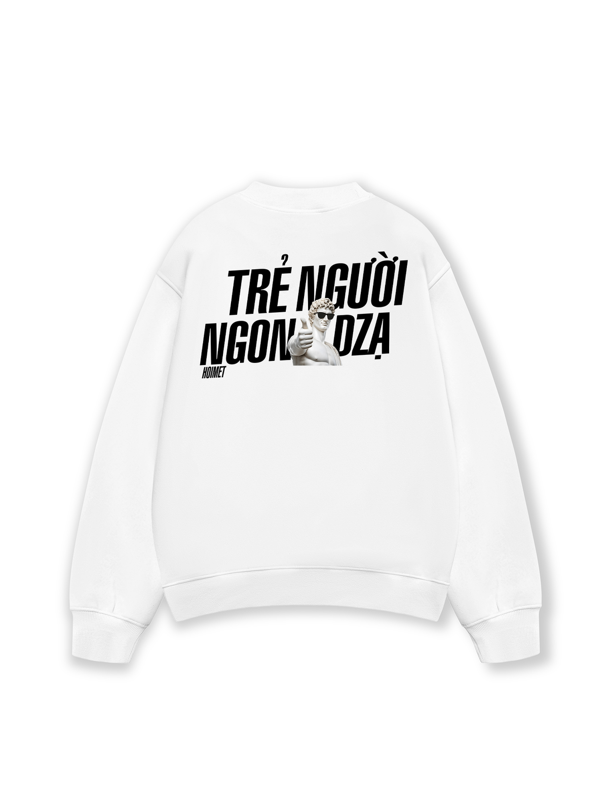 Áo Sweater Nỉ Hai Da Trẻ Người Ngon Dzạ