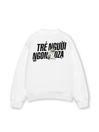 Áo Sweater Nỉ Hai Da Trẻ Người Ngon Dzạ