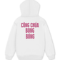 Áo Hoodie Nỉ Hai Da Công Chúa Bong Bóng