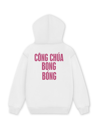 Áo Hoodie Nỉ Hai Da Công Chúa Bong Bóng