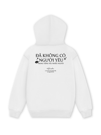 Áo Hoodie Nỉ Hai Da Không Có Người Yêu