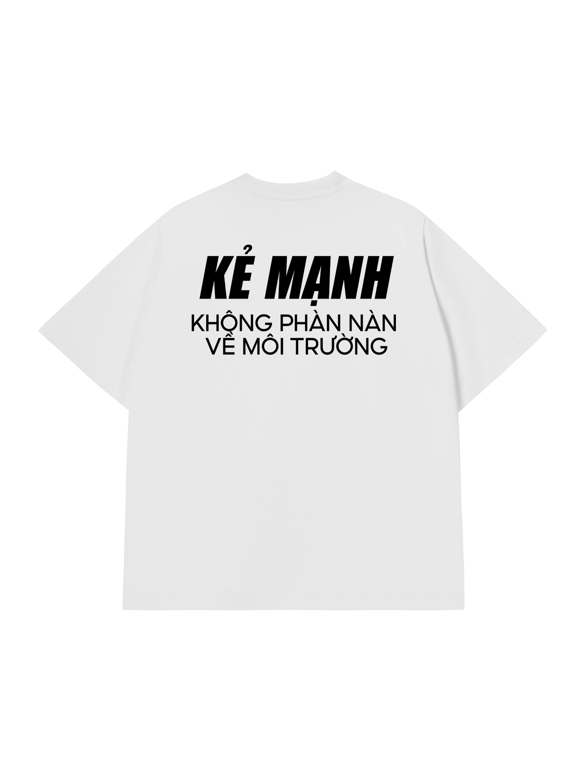 Áo Thun Relaxed Fit Kẻ Mạnh