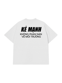 Áo Thun Relaxed Fit Kẻ Mạnh