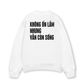 Áo Sweater Nỉ Hai Da Không Ổn Lắm