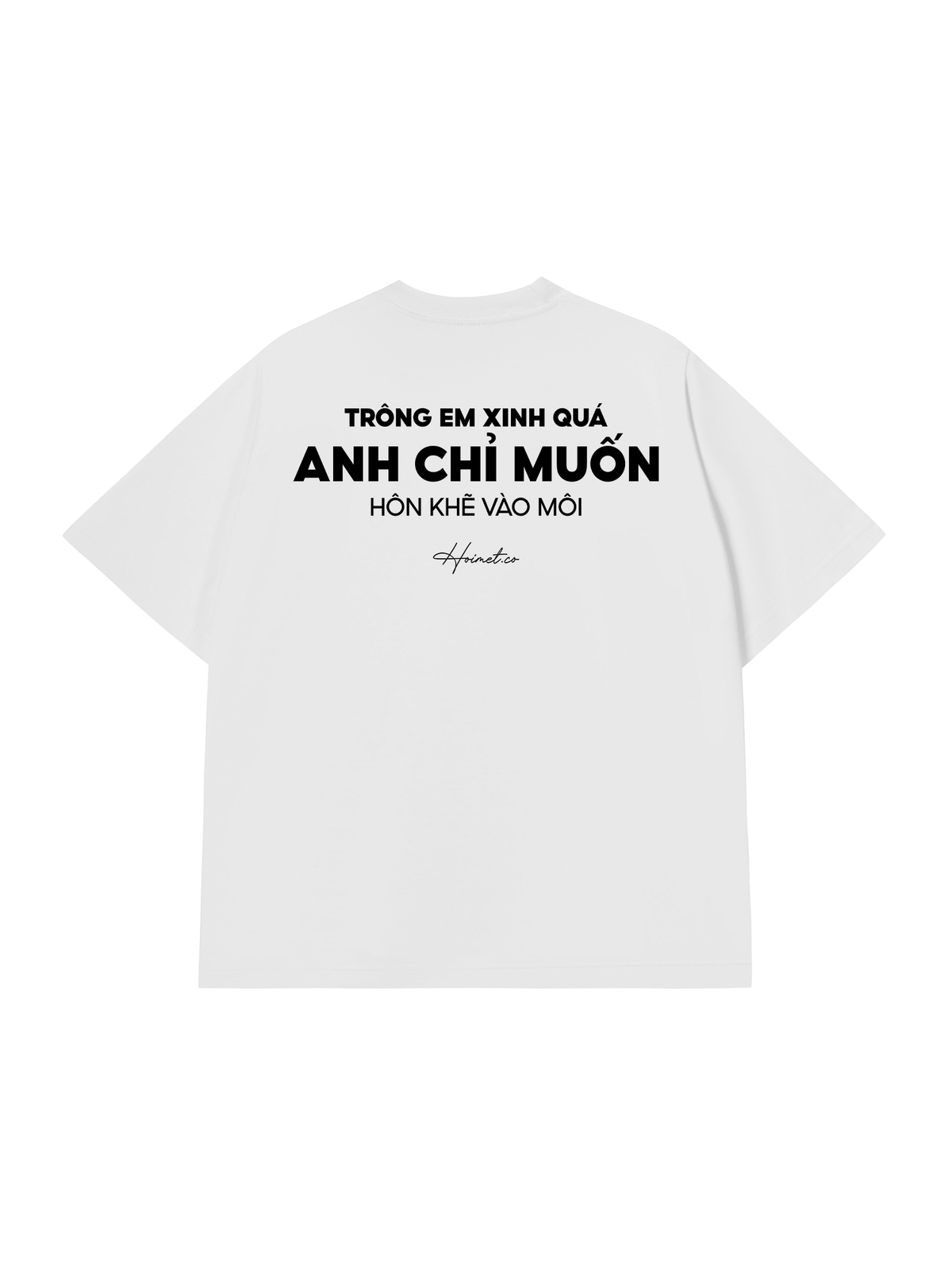 Áo Thun Relaxed Fit Hôn Khẽ Vào Môi