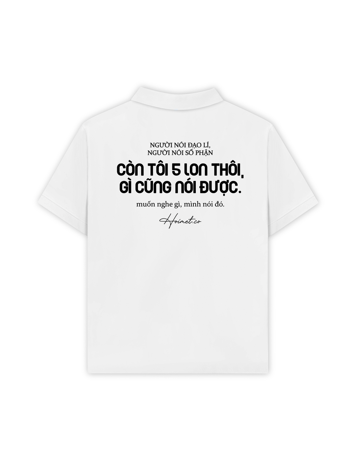Áo Polo Relaxed Fit 5 Lon Thôi