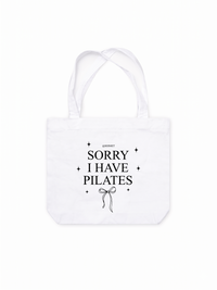 Túi Tote Sorry I Have Pilates