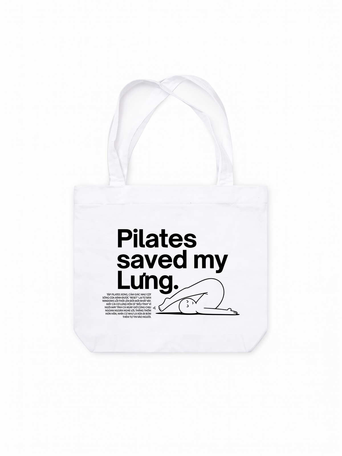 Túi Tote Pilates Saved My Lưng
