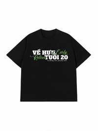 Áo Thun Relaxed Fit Về Hưu Tuổi 20